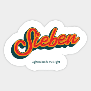 Sieben Sticker